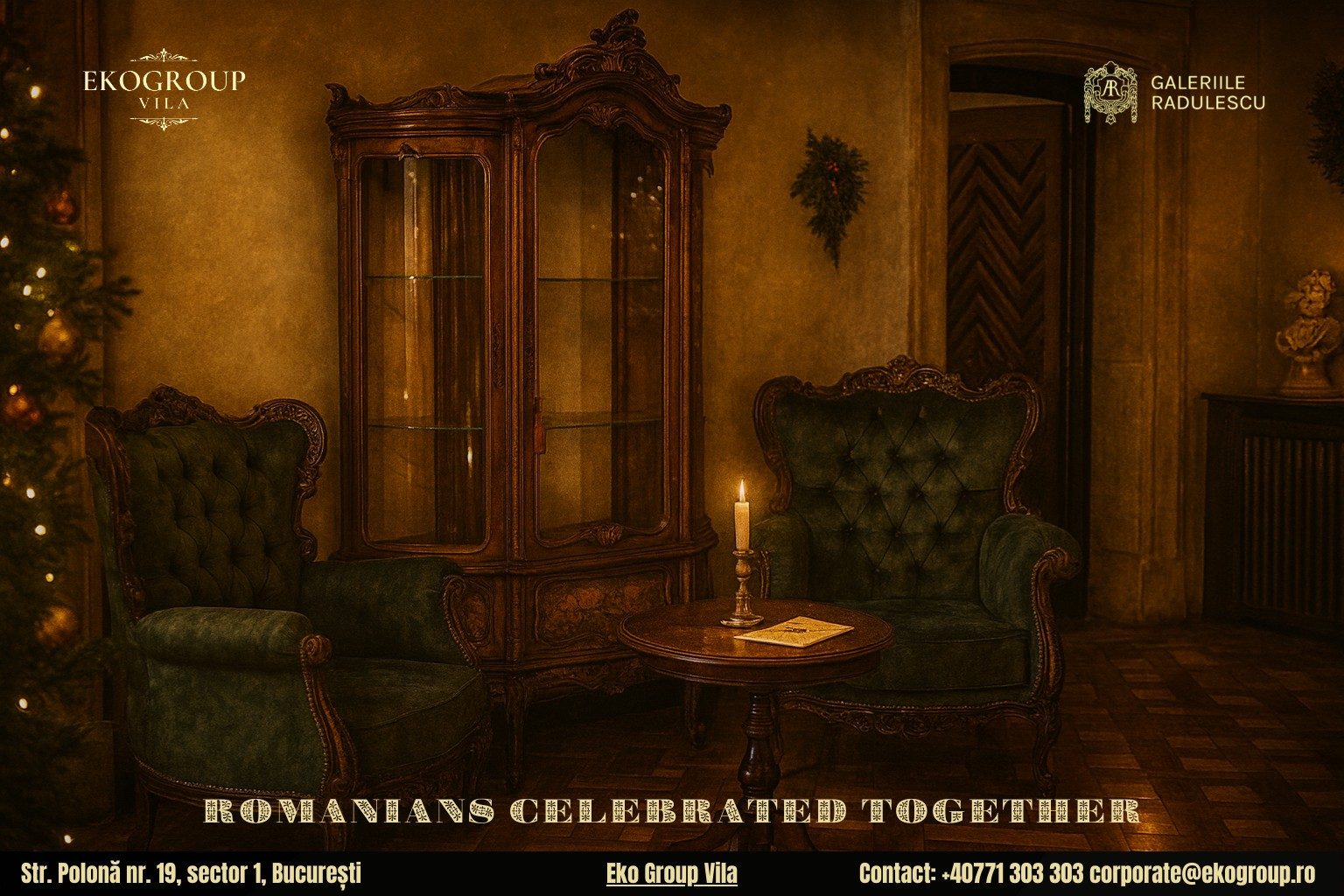 Crăciunul în România interbelică: o incursiune în magia sărbătorilor de iarnă la Eko Group Vila în anii ’30